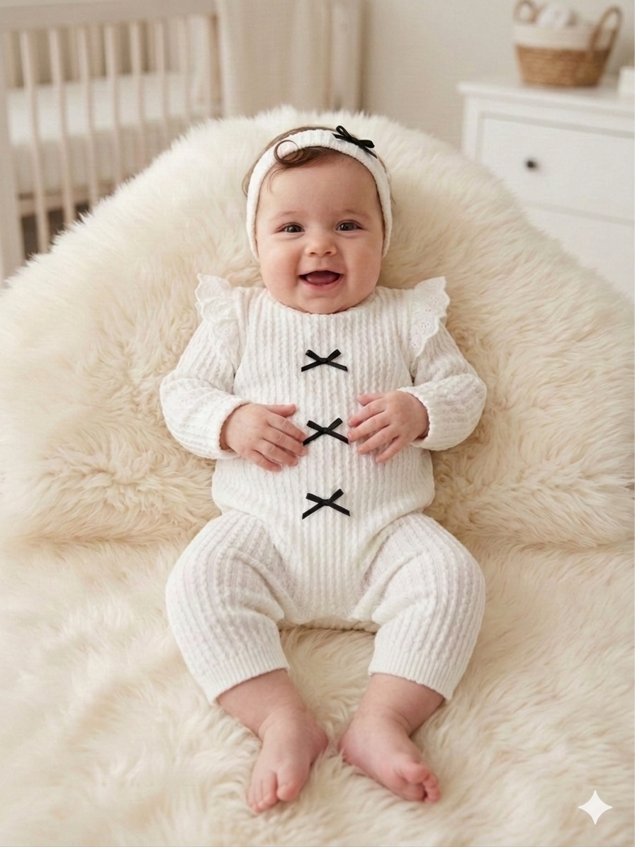 Lumi Bow romper