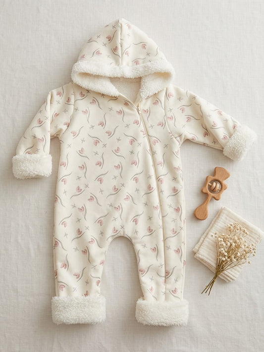 Tulip fur romper