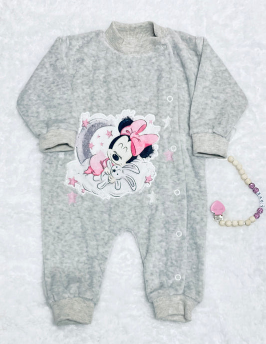 Minnie velours romper